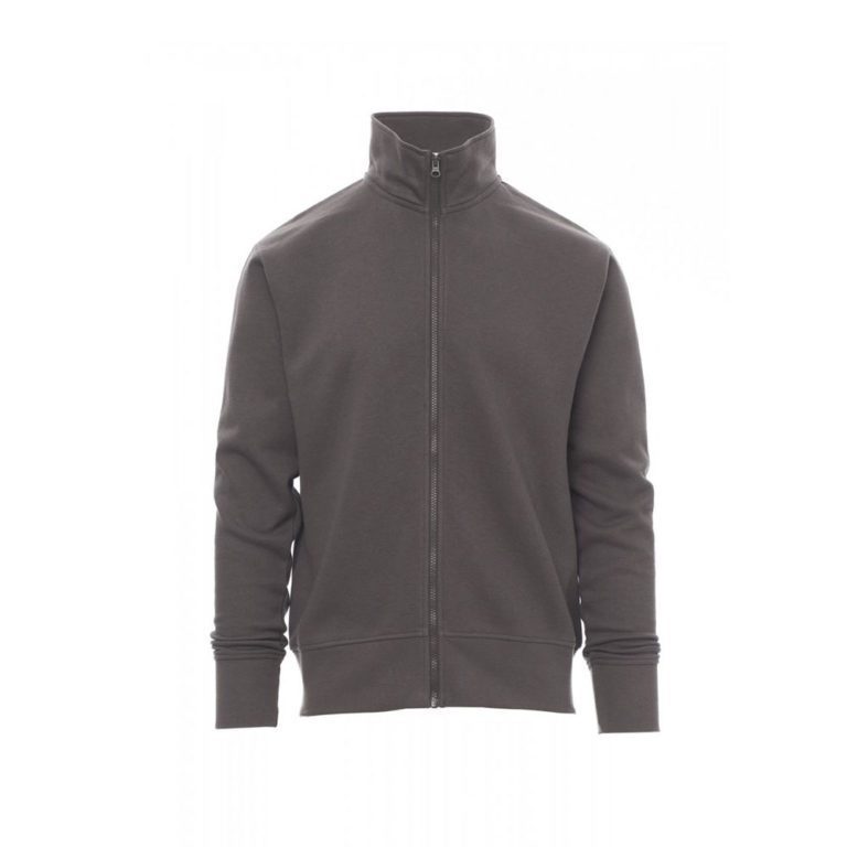 Payper Wear Felpa Zip Houston Grigio Smoke