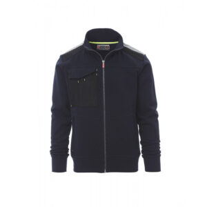 Payper Wear felpa zip Work 2.0 water repellent blu navy