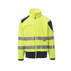 Payper Wear High Visibility Soft-Shell Screen Jacket Yellow/Blue