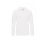 Payper Wear Polo Florence Manica lunga 100% Cotone Bianco