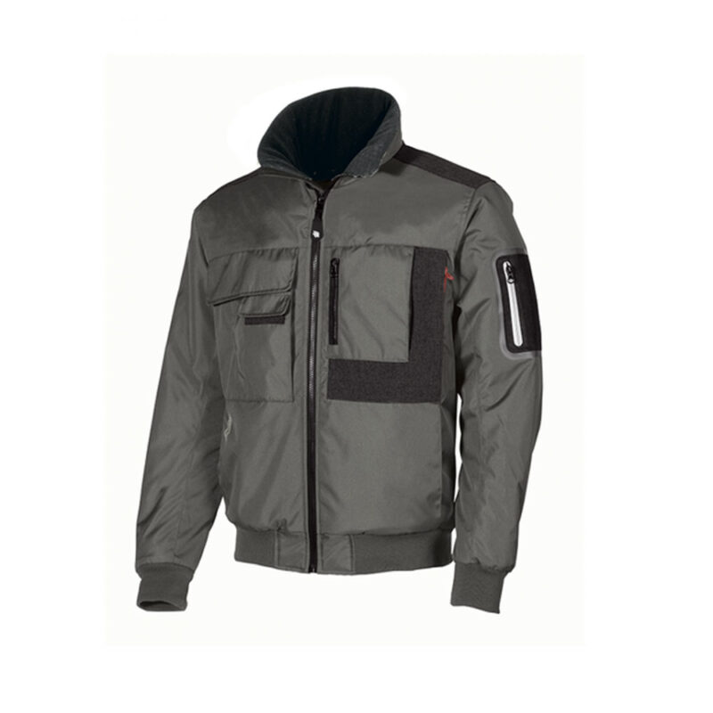 U Power Mate Grey Graphite HY108GG Workwear Robust bomber jacket
