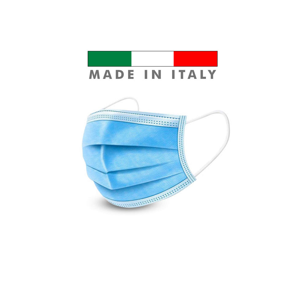 Mascherine Chirurgiche Dispositivo Medico Classe 1 Made In Italy 50 pezzi Mascherine Chirurgiche Dispositivo Medico Classe 1 Made In Italy 50 pezzi