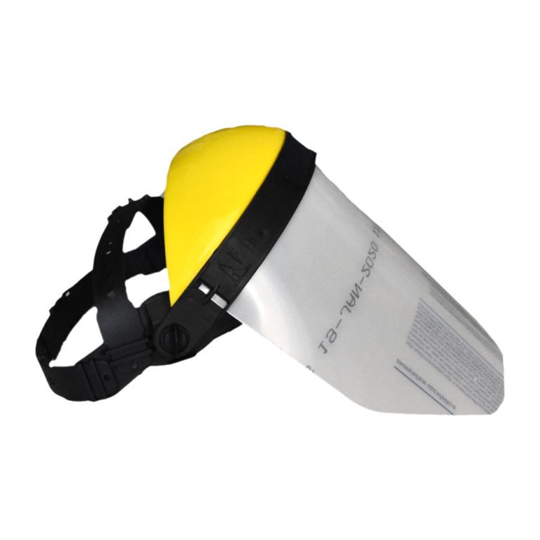 Work Secure Semicalotta Scudo con schermo in policarbonato rialzabile