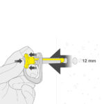 Petzl Coeur Pulse ancoraggio amovibile per roccia e calcestruzzo P37S12