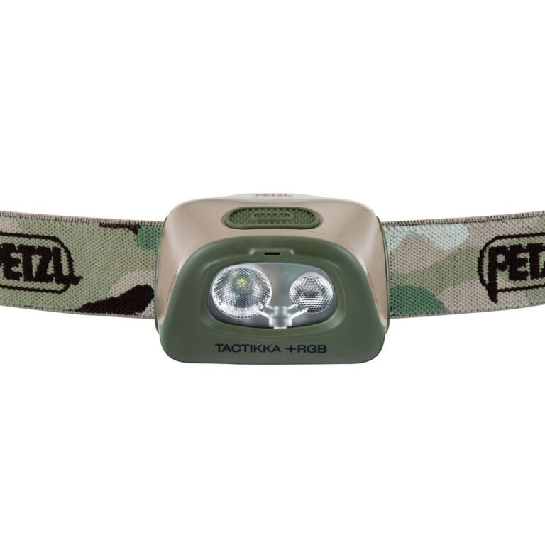 Petzl Tactikka + RGB Nero lampada frontale compatta con luce mista