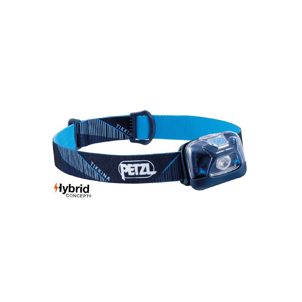 Petzl Tikkina blu lampada frontale semplice compatta E091DA02 Petzl Tikkina blu lampada frontale semplice compatta E091DA02