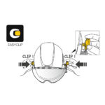 Petzl Vizir Shadow visiera di protezione a lente scura per casco da lavoro in quota