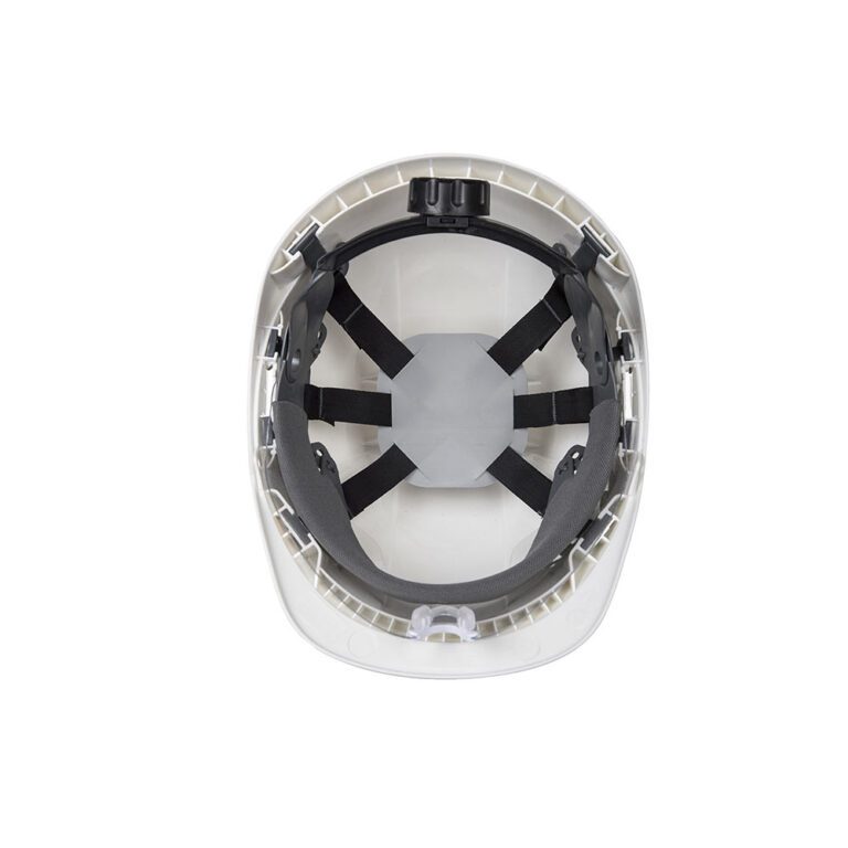 Portwest Endurance Plus PW54WHR elmetto da cantiere bianco e visiera