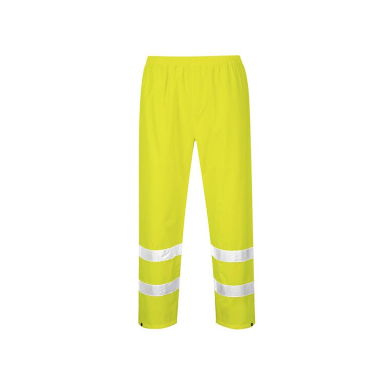 Portwest H441 YER copripantalone alta visibilit&agrave; antipioggia giallo