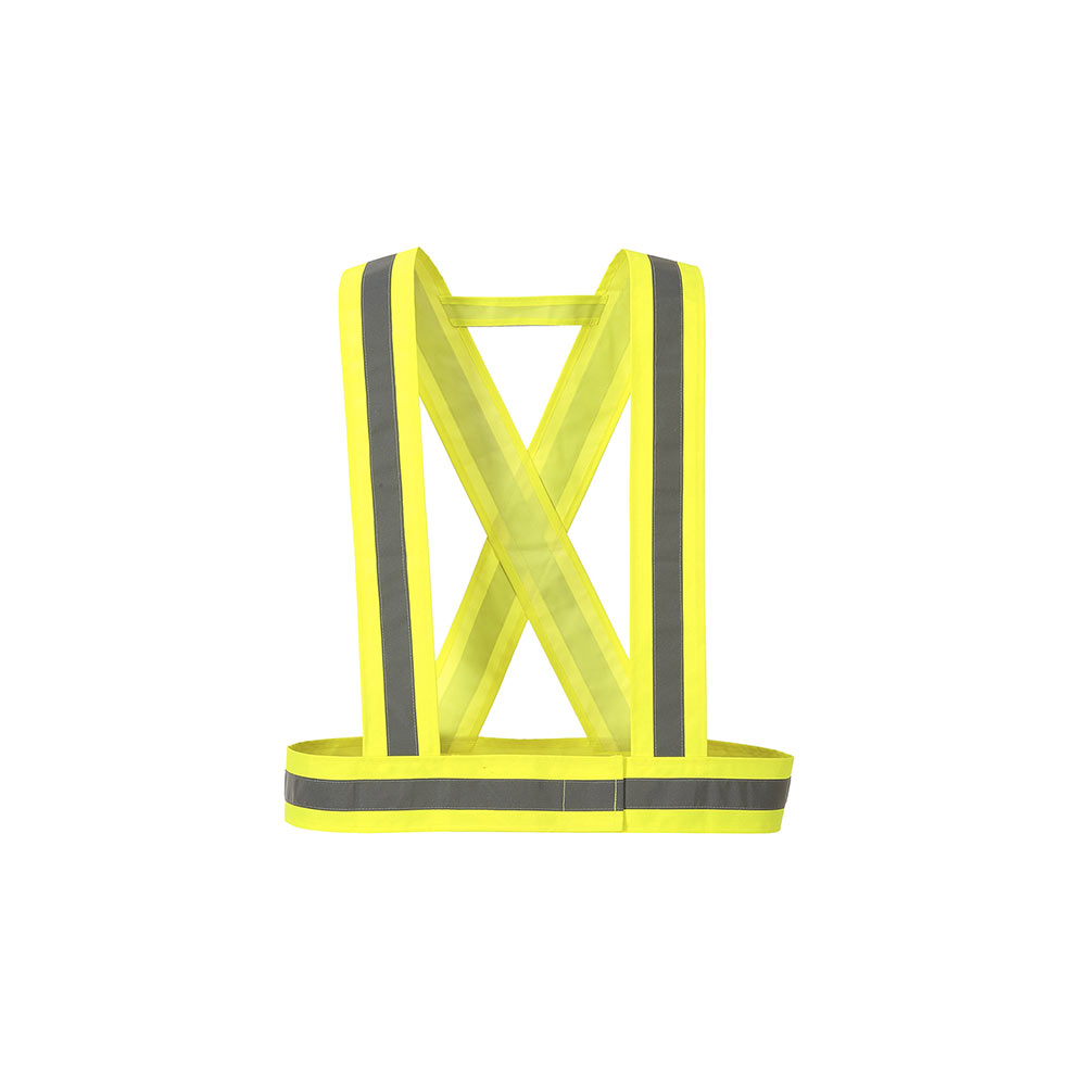 Portwest HV55YER bretella alta visibilità giallo con velcro Portwest HV55YER bretella alta visibilità giallo con velcro