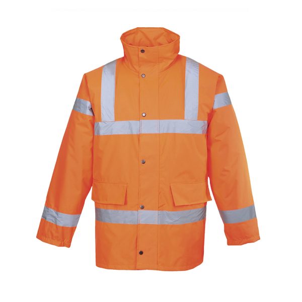 Portwest Traffic RT30ORR arancione giacca invernale alta visibilità