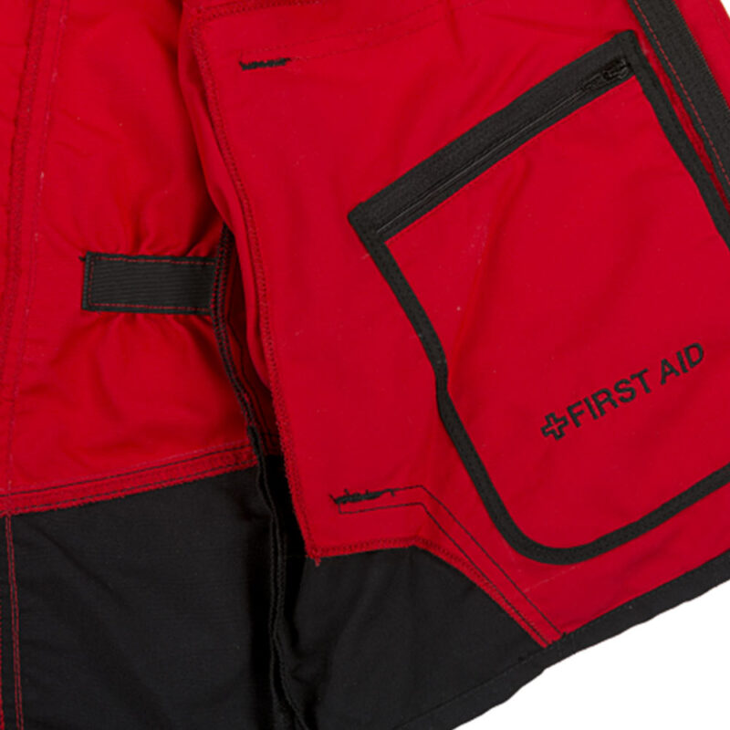 Sip Protection giacca arborista w-air ergonomica e traspirante rosso giallo
