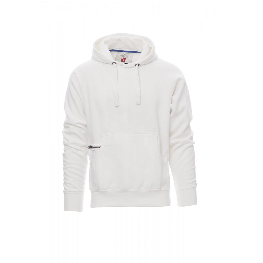 Felpa da uomo con cappuccio Payper Atlanta+ Bianco Felpa da uomo con cappuccio Payper Atlanta+ Bianco