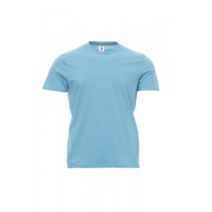 T-Shirt da uomo girocollo Payper Sunset Blu Atollo 100% Cotone