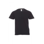 T-Shirt da uomo girocollo Payper Sunset Nera 100% Cotone