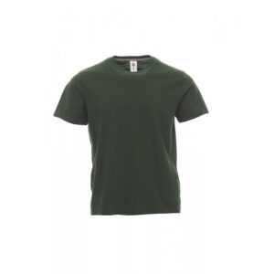 T-Shirt da uomo girocollo Payper Sunset Verde 100% Cotone