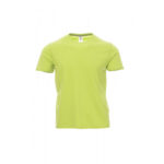 T-Shirt da uomo girocollo Payper Sunset Verde Acido 100% Cotone