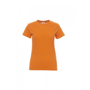 T-shirt donna girocollo Payper Sunset Lady Arancione 100% Cotone