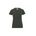 T-shirt donna girocollo Payper Sunset Lady Verde 100% Cotone