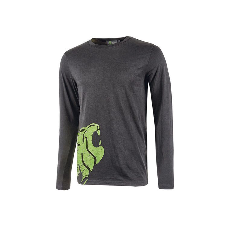 U Power Alien Asphalt Grey Maglietta da lavoro a manica lunga