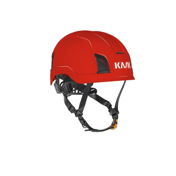 Kask Zenith X Rosso casco da lavoro dielettrico EN 50365 EN 12492