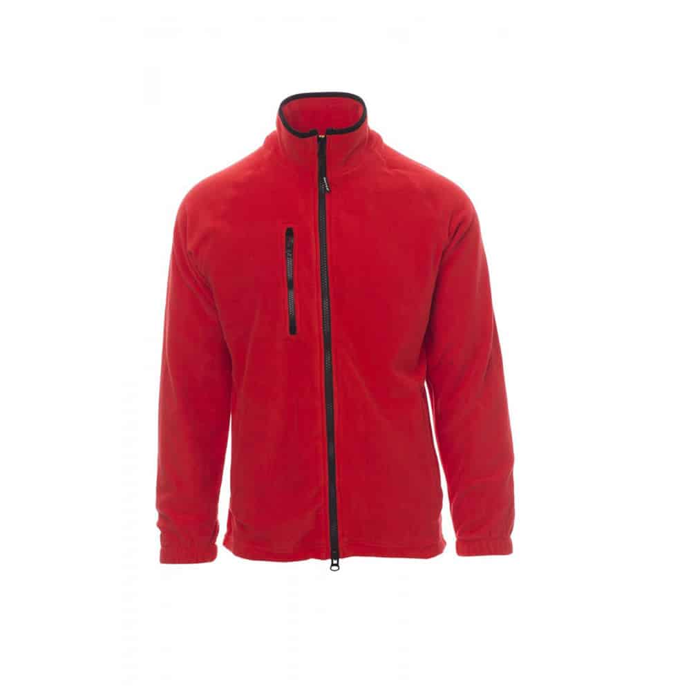 Pile invernale da uomo zip intera Payper Norway+ rosso Pile invernale da uomo zip intera Payper Norway+ rosso