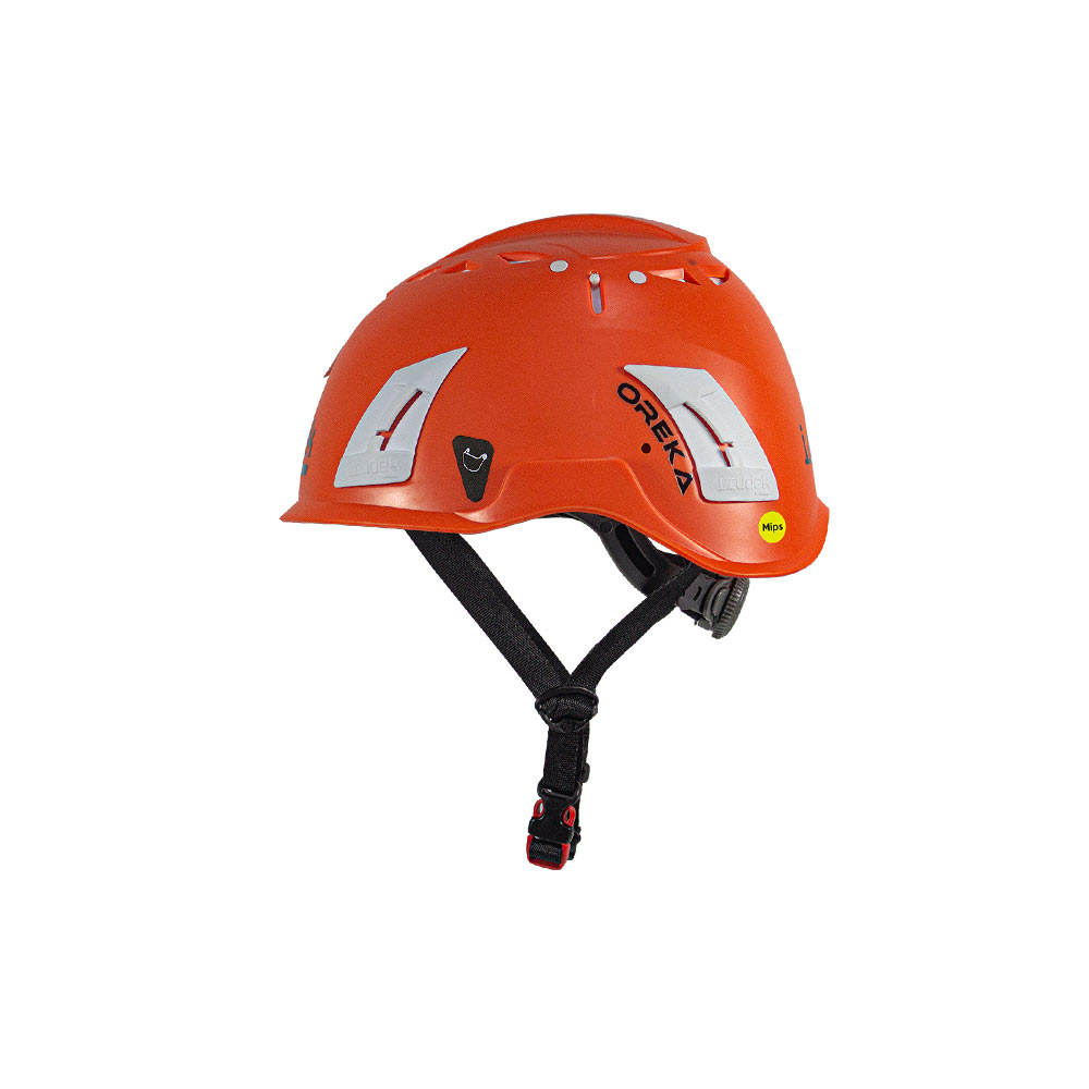Casco di sicurezza per lavori in quota Irudek Oreka MIPS certificato EN 397 arancione Casco di sicurezza per lavori in quota Irudek Oreka MIPS certificato EN 397 arancione