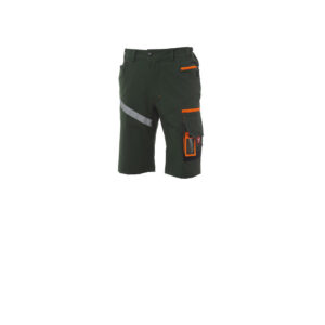 Pantaloni da lavoro corti elasticizzati Payper Next 4W shorts verde/nero