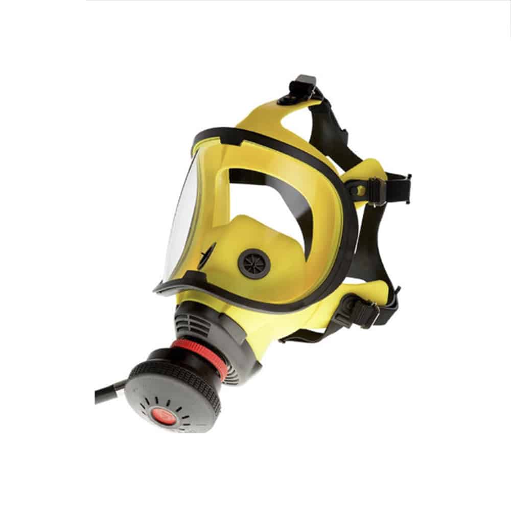 DPI Sèkur Idea EPDM maschera antigas a pieno facciale con schermo antigraffio e raccordo filettato EN 148/1 DPI Sèkur Idea EPDM maschera antigas a pieno facciale con schermo antigraffio e raccordo filettato EN 148/1
