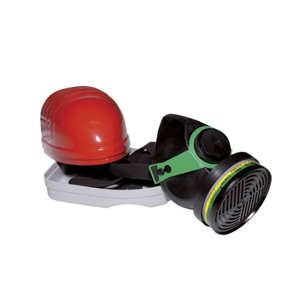 DPI Sèkur Poliblitz Abek 15 Ex respiratore di emergenza per la fuga con filtro antigas - Certificato Atex DPI Sèkur Poliblitz Abek 15 Ex respiratore di emergenza per la fuga con filtro antigas - Certificato Atex