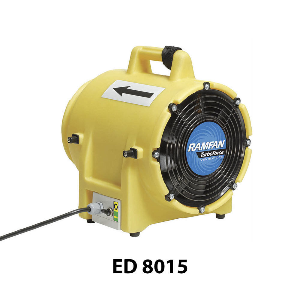 DPI Sekur Ramfan UB20 modello ED8015 ventilatore-per spazi confinati 230v DPI Sekur Ramfan UB20 modello ED8015 ventilatore-per spazi confinati 230v