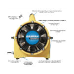 DPI Sèkur Ramfan UB20 ED8015 ventilatore per spazi confinati 230 V