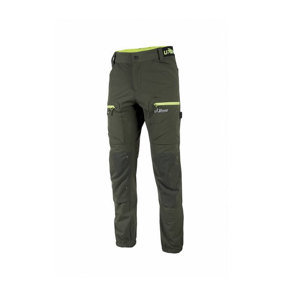 Power Horizon pantaloni da lavoro invernali elasticizzati Dark Green