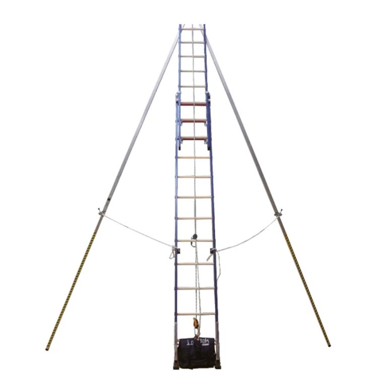 Irudek gambe treppiede per scala isolante telescopica in fibra di vetro Iruladder da 3,5 a 6m