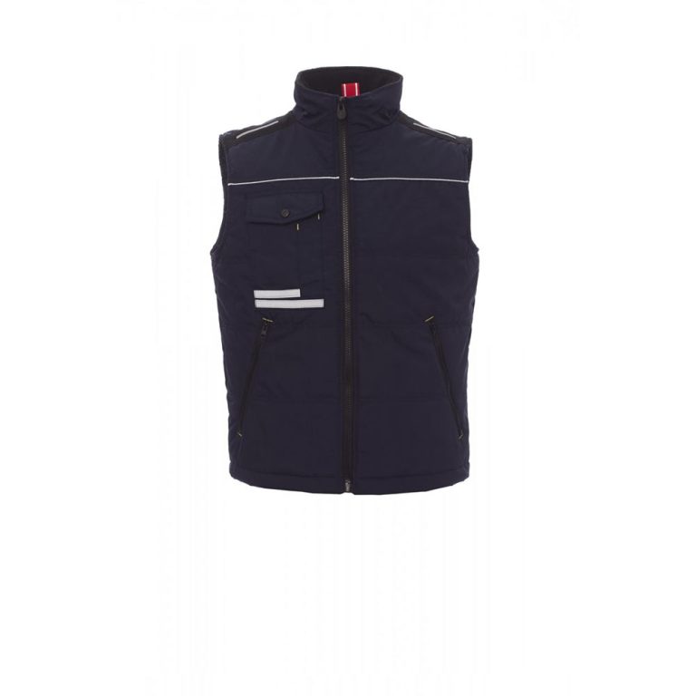 Payper Azua 2.0 gilet da lavoro invernale multitasche DPI categoria I - Colore blu navy