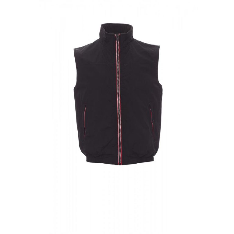 Payper South R. 2.0 gilet da lavoro leggero e traspirante con interno in micropile - Dpi di categoria I - Colore Nero