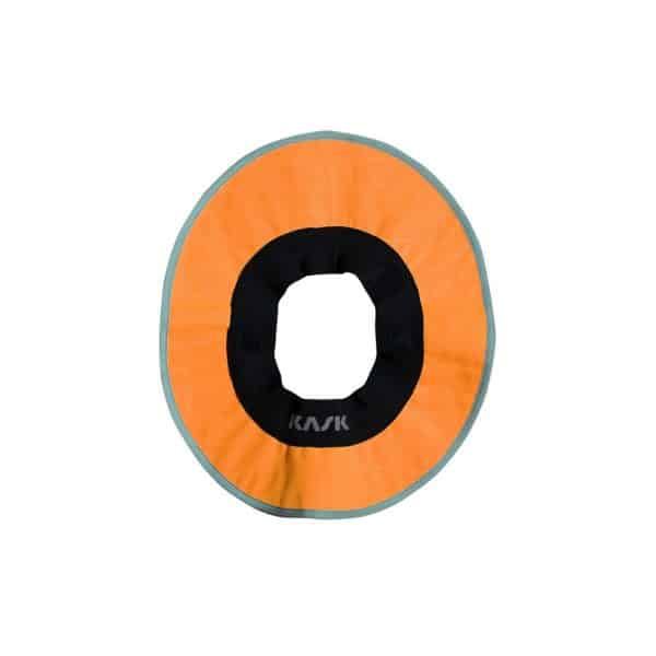 Parasole per caschi lavori in quota Kask con tesa a 360 gradi colore arancione fluorescente