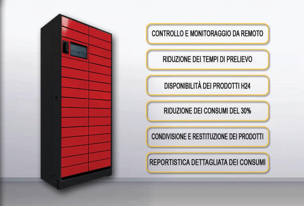 Distributori automatici di DPI VENDITA E NOLEGGIO Work Secure