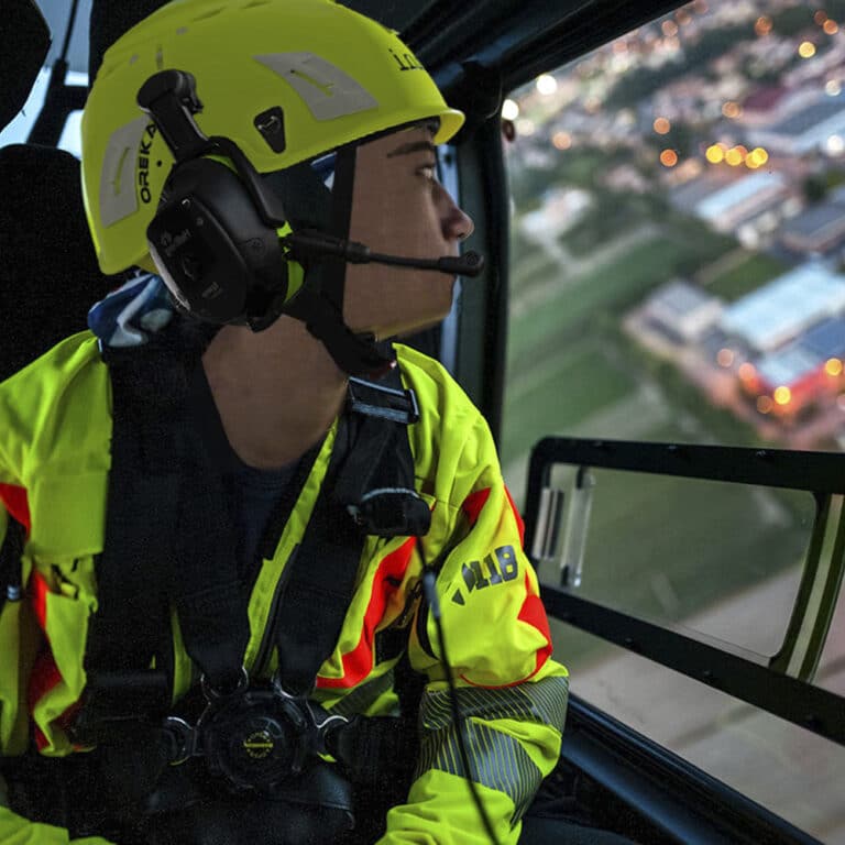 Casco per lavori in quota Irudek Oreka HI-VIZ giallo EN 397