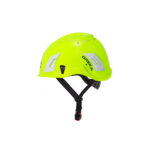 Casco per lavori in quota Irudek Oreka HI-VIZ alta visibilit&agrave; giallo EN 397