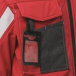 Softshell da lavoro imbottito Payper Wonder Pad EN 1405 rosso e nero