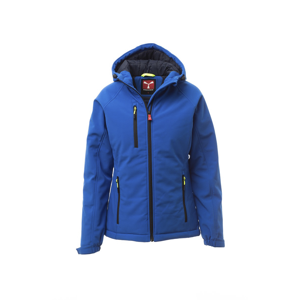 Softshell da lavoro imbottito con cappuccio Payper Gale Pad certificato antifreddo EN 14058 - Colorazione Blu Royal e Blu Navy - DPI di categoria II Softshell da lavoro imbottito con cappuccio Payper Gale Pad certificato antifreddo EN 14058 - Colorazione Blu Royal e Blu Navy - DPI di categoria II