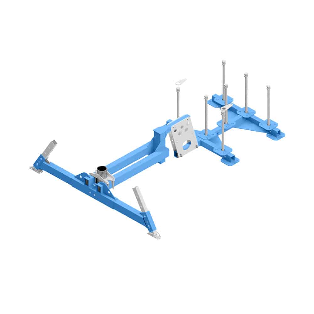 Irudek Tuff Built Davit Rack Counterweight base con contrappesi per gruetta art. 30526 Irudek Tuff Built Davit Rack Counterweight base con contrappesi per gruetta art. 30526