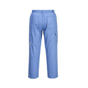 Portwest AS11 pantaloni da lavoro antistatici ESD certificati EN 61340 &ndash; EN 1149 Azzurro Medicale