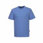 Portwest AS20 t-shirt manica corta antistatica ESD EN 61340 – EN 1149 Azzurro Medicale
