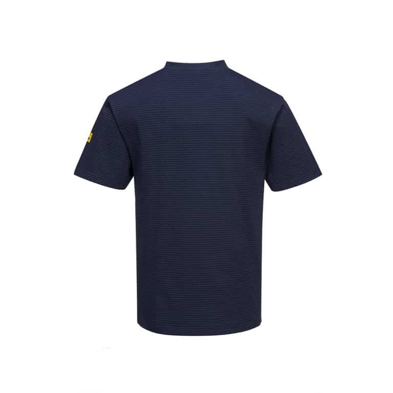 Portwest AS20 t-shirt manica corta antistatica ESD EN 61340 – EN 1149 Blue Navy