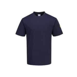 Portwest AS20 t-shirt manica corta antistatica ESD EN 61340 &ndash; EN 1149 Blue Navy