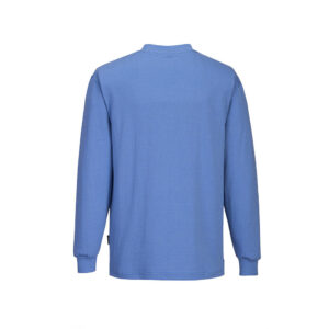 Portwest AS22 t-shirt manica lunga antistatica ESD certificata EN 61340 &ndash; EN 1149 Azzurro Medicale