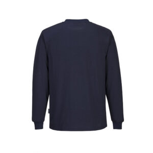 Portwest AS22 t-shirt manica lunga antistatica ESD certificata EN 61340 &ndash; EN 1149 Blue Navy