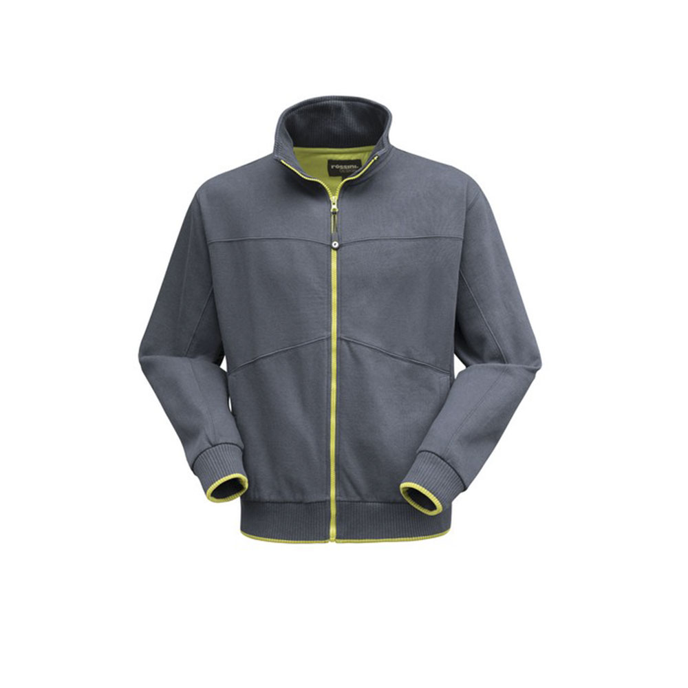 Felpa da lavoro full zip in tessuto riciclato ecologica ed ecosostenibile Rossini Re-Use Re-Work HH239 - Colore Grigio Felpa da lavoro full zip in tessuto riciclato ecologica ed ecosostenibile Rossini Re-Use Re-Work HH239 - Colore Grigio